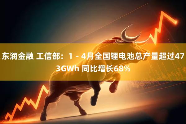 东润金融 工信部：1－4月全国锂电池总产量超过473GWh 同比增长68%