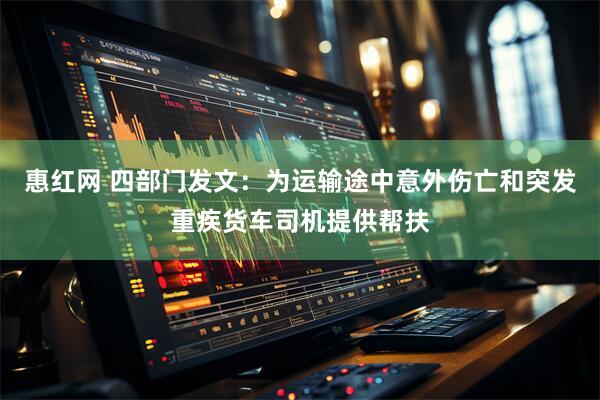 惠红网 四部门发文：为运输途中意外伤亡和突发重疾货车司机提供帮扶