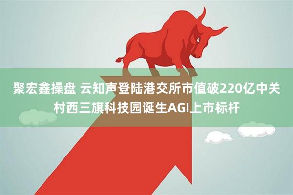 聚宏鑫操盘 云知声登陆港交所市值破220亿中关村西三旗科技园诞生AGI上市标杆