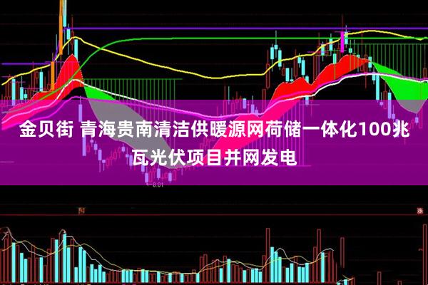 金贝街 青海贵南清洁供暖源网荷储一体化100兆瓦光伏项目并网发电