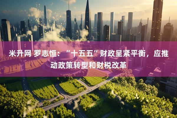米升网 罗志恒：“十五五”财政呈紧平衡，应推动政策转型和财税改革