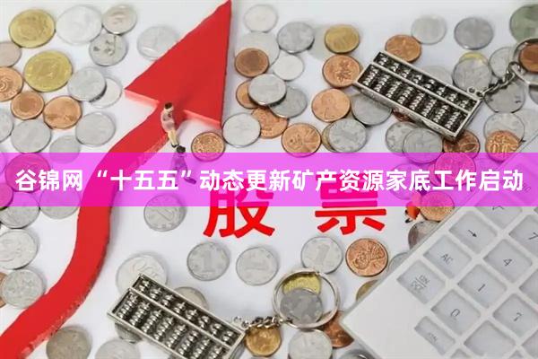 谷锦网 “十五五”动态更新矿产资源家底工作启动