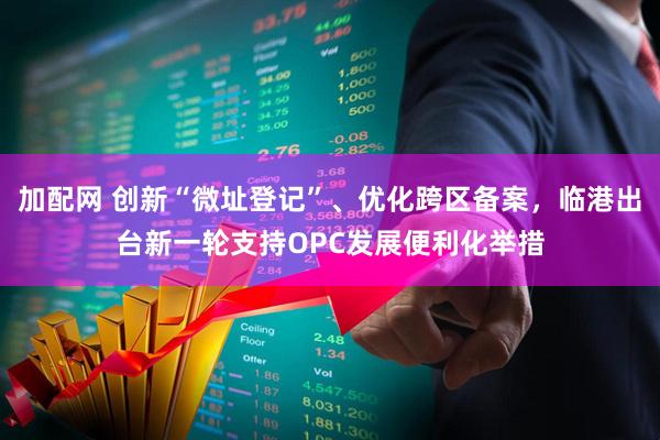 加配网 创新“微址登记”、优化跨区备案，临港出台新一轮支持OPC发展便利化举措